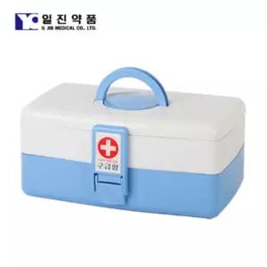 (내용물 포함) 일진 TOP 구급함/상자/약품통/투명/응급/차량용/가정/비상/약통/상비/차량/구급/약품/의약품