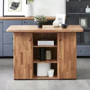 [우아미가구]스파티움 아일랜드 홈바 식탁 수납형