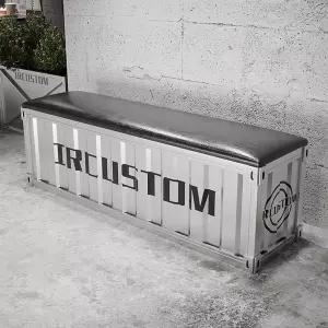 수납 벤치 의자 식당 음식점 업소용 카페 철제 대기