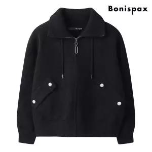 [롯데백화점]미니멈에브리데이/보니스팍스 하이넥 스트링 집업 니트 가디건 (XP3CK002L0)