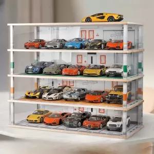 미니카 정리대 주차장 타워 진열장 장식장 전시 투명