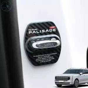 디올뉴 팰리세이드 LX3 도어스트라이커 카본 커버 튜닝 도어락 몰딩 용품