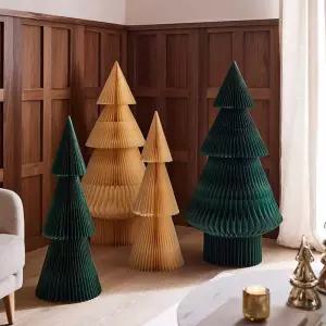 대형 종이 트리 페이퍼 테이블 크리스마스 장식 거실