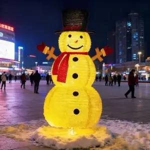 크리스마스 눈사람 대형 모형 카페 야외 인테리어 장식품