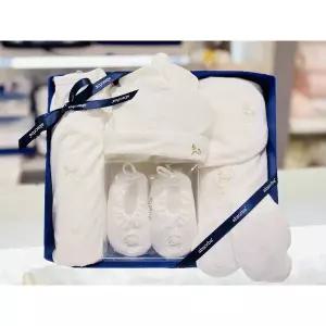 [압소바](강남점)26년말띠선물임신출산]호싱배내저고리+속싸개+신생모+손싸개+턱받이+덧신6종세트1A1A10...