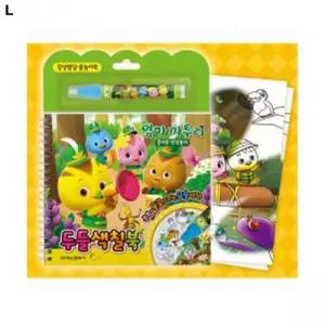 학산문화사 두들색칠북 엄마까투리 즐거운 상상놀이/두들북/미술/공부/아동/두들/색칠북/어린이집/매직