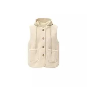 [하프클럽/레코브]양털 후드베스트 LC31EYVT505X
