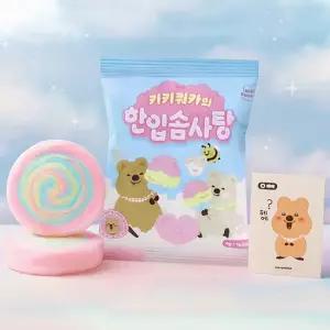 키키쿼카 한입 솜사탕 4g 20봉 1갑