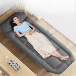 사무실 접이식 의자 소파 리클라이너 침대 체어 간이 바퀴없는 회의용의자 일체형 회의실의자