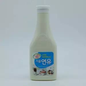 디저트를 더 달콤하게 서울 연유 500g/재료/커피/디저트/카페/업소/빙수/와플/홈디저트/간식/팥빙수/제과용