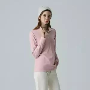 [머렐] 여성 반집업 기모 긴팔 티셔츠 (D4LS302WPNK-K)