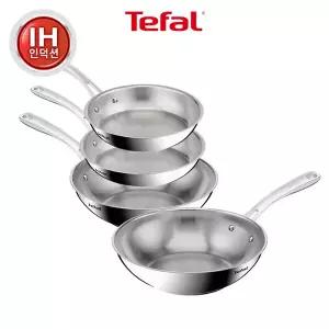 [테팔]인덕션 SS 퍼펙트 레지스트 프라이팬 4종(팬20+팬24+팬28+볶음팬28)