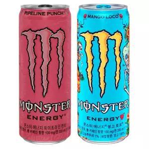 몬스터 355ml 파이프라인 펀치 6캔+망고 로코 6캔