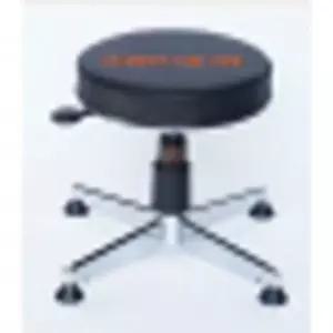 가나 진찰의자 도금발 고정형 검정색 원형3호 C3