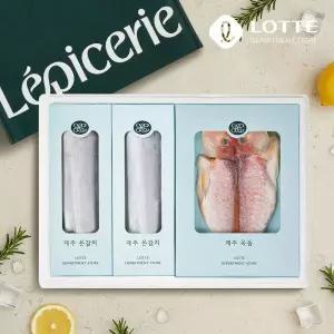 [롯데백화점]빅웨이브 제주 수산물 시그니쳐세트(옥돔4미680g,갈치2미650g)