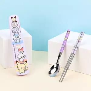 포켓몬 주니어 슬림진공스텐수저케이스 3P세트