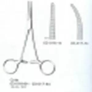 켈리포셉 D.D B-GRADE FORCEP CVD(곡) 10개/ KELLY NS하품