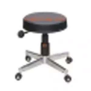 가나 진찰의자 도금발 바퀴부착 검정색 원형4호 C4