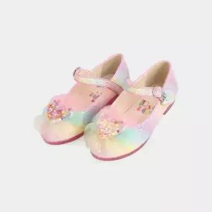 [슈펜키즈] [레인보우] 하트 라이팅 구두 (HPKWFD222G-T)