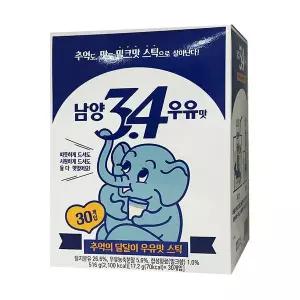 남양3.4 우유맛 스틱 분말 30T x 2개