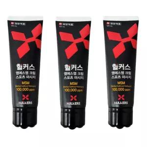 헐커스MSM 스포츠마사지 크림/아이스겔 열감, 120ml, 3개