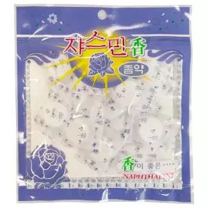 장미사 쟈스민 좀약 나프탈렌 4g 15개입/좀벌레싹/옷장용/옷장/서랍장/탈취제/좀벌레/방충제/옷장약/서랍용