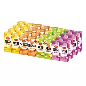 롯데 델몬트 드링크팩 190ml(32팩) 포도+사과+망고+오렌지x각8팩