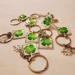 행운의 네잎클로바 열쇠고리 키링 WFH49KL