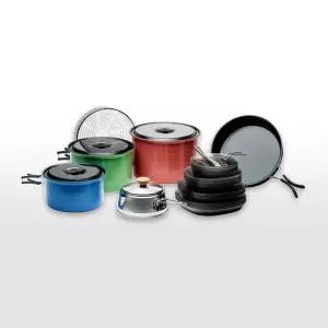 제드 프리미엄세라믹쿡XL 8~9인용 세라믹 코펠 올인원 수납 세트