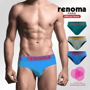 레노마 남성 플러시 브리프 3매 (청녹,그레이,블루)