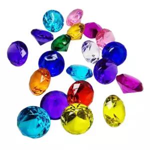 4cm 촬영용 다이아몬드 장난감 보석 크리스탈 어린이 보석칩 반짝이는 보석 증정