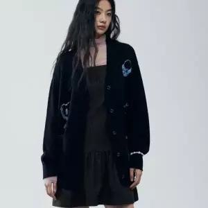 [롯데백화점]쥬크 자가드 하프 니트 가디건 Z254KSL709