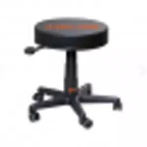 가나 진찰의자 플라스틱 바퀴부착 검정색 원형2호 C2