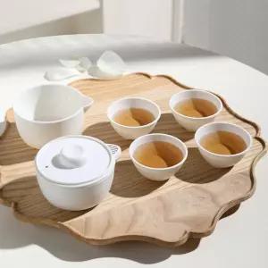 일회용 다기 다도 세트 여행 휴대용 다구 캠핑 보이차 도구 잔