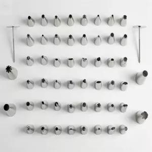 올마켓 크림 짜기 제과 도구 베이킹 재료 베이킹 깍지 52종 세트