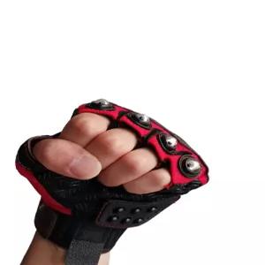 호신용 너클장갑 전술 반장갑 특수 글러브 블랙 라이더 작전 바이크 주먹 손가락