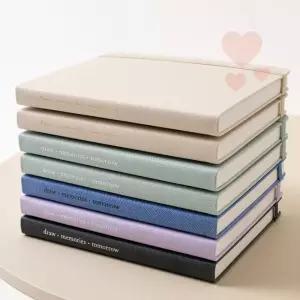 심플한 감성다이어리 대형다이어리 성인일기장 깔끔한다이어리 하드커버 드로잉북 기록노트 필기감좋은노트