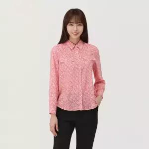 [PAT 여성] 기하학 프린트 블라우스_QJ22501