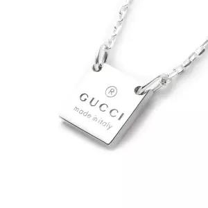 구찌 YBB223514001 (223514 J8400 8106) 스퀘어 실버 목걸이