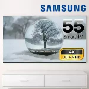 삼성 55인치 25년형 스마트 크리스탈 4K UHD LED TV 55U8000 수도권벽걸이_상하고정형브라켓포함