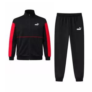 스포츠 트랙수트 남자 트레이닝 세트 운동복 짐웨어 런닝복 블랙 레드 689367-01