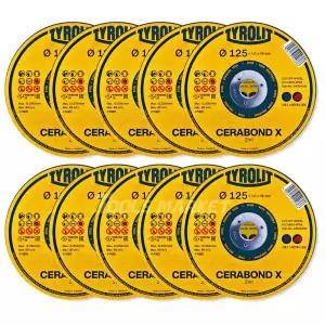 티롤릿 세라본드 절단석 공구왕황부장 컷팅날 그라인더날 커팅날 125mmX10장