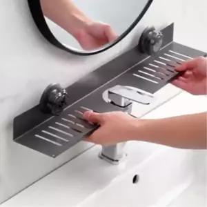 세면대 무타공 흡착식 벽걸이 U자홀 스텐 수전 선반 벽고정 화장실 욕실젠다이