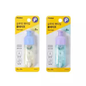 프린텍 수정가능한 글루핏 펜타입 풀테이프 6mm x 6m