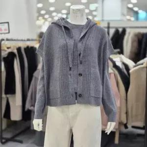 [레노마레이디]후드 망토 스타일 가디건 R2H12KCD030