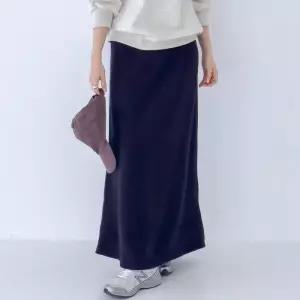 빅사이즈 601 롱기모밴딩일자스커트 DRDX067