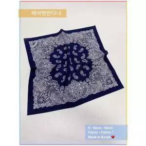 헤어 면반다나 스카프