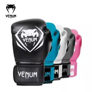 베놈 복싱 글러브 8 블랙/화이트 격투기 장갑 2 킥복싱 연습용