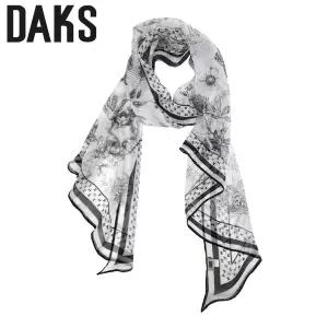 [롯데백화점]닥스 사선컷팅 쉬폰실크 스카프 SKI013