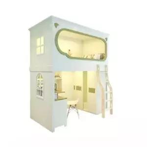 벙커침대 사다리 책장 원목 이층침대 프레임 수납 옷장